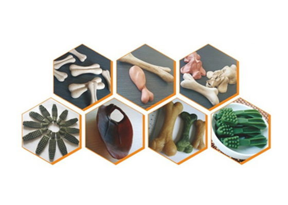 El diverso perro de las formas trata la máquina del moldeo a presión del animal doméstico, máquina del extrusor de la alimentación