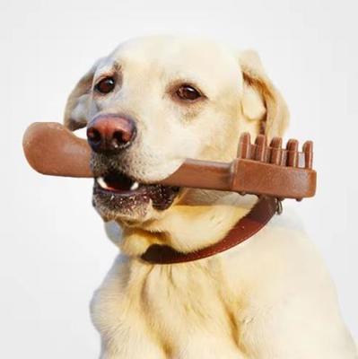 Máquina horizontal de la invitación del perro del funcionamiento, máquina de la preparación de galletas del perro