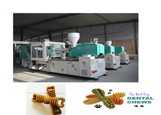Máquina del moldeo a presión del animal doméstico del cuidado dental para el hueso de perro que mastica la comida