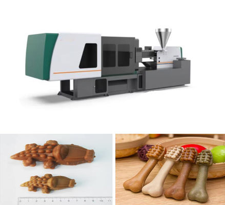 Máquina de golosinas para perros para el cuidado dental, máquina de moldeo por inyección de escritorio 8.9x2.3x2.8m