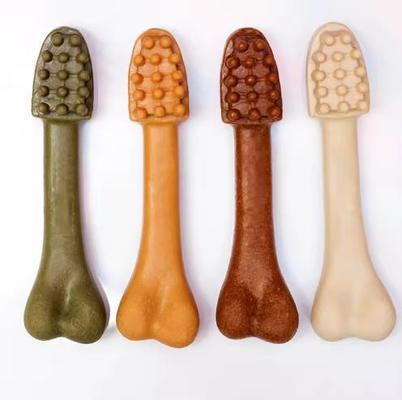 Máquina automática de galletas para perros con cuidado dental, moldeada, de un solo tornillo