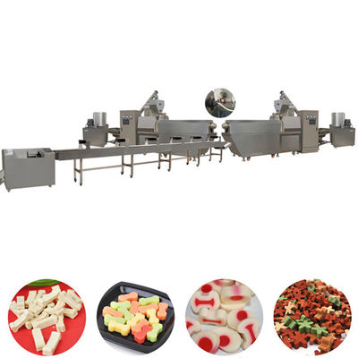 máquina del extrusor de la comida de perro casero de la capacidad 100kg/h, equipo de fabricación de la comida de perro