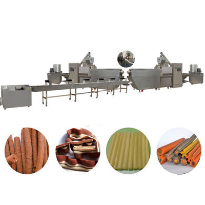 El pequeño perro del hueso trata la línea de transformación del alimento para animales de bocados, máquina del fabricante de la comida de perro de la torsión