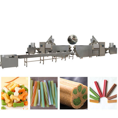 El equipo del alimento para animales del tornillo de la chamusquina/el animal doméstico de la nutrición trata la máquina del extrusor de la comida de bocados