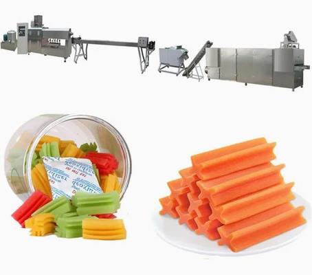 Extrusor pedigrí de la comida de perro del cuidado dental de la alta capacidad para el animal doméstico que mastica el juguete del hueso