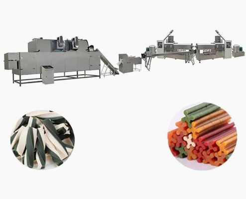 Haga estallar los bocados alimenticios del animal doméstico del extrusor de la comida de perro que fabrican la máquina