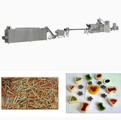 Línea continua y automática de la transformación de los alimentos del extrusor de solo tornillo del extrusor de la comida de perro