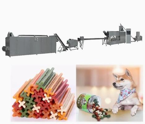 Línea continua y automática de la transformación de los alimentos del extrusor de solo tornillo del extrusor de la comida de perro