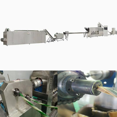 Equipo de procesamiento de alimentos para perros de 95kw de acero totalmente inoxidable máquina de extrusión para mascotas SS304