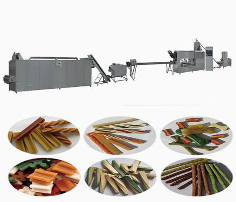 Máquina del extrusor de los bocados del perro de la salud/línea de transformación, comida de perro que hace la máquina