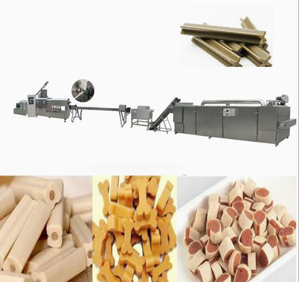 Masticación de la máquina del extrusor de la comida de perro de perrito para el almidón de maíz, polvo de la carne