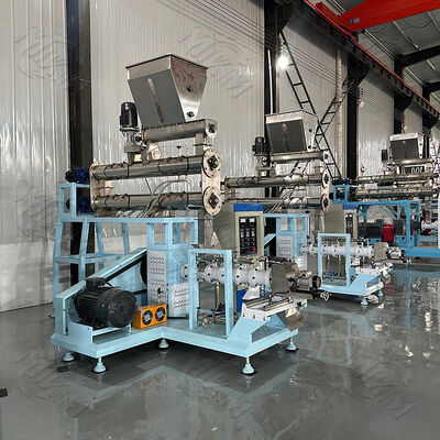 Animal Pet Fish Dog Cat Lobster Bullfrog Shrimp Crab Loach Feed Food Make Extruder Production Line Machine