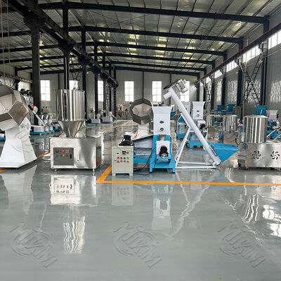 Highly efficient Dry Floating Fish Feed Pellet Processing Line 200kg/H-6000kg/H Animal Pet Cat Dog Food Making Extruder Machine