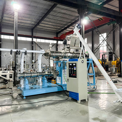 Mejor máquina de pellets de alimento para perros Línea de procesamiento de pellets de alimento para peces flotantes secos 200 kg/H-6000 kg/H Máquina extrusora para hacer alimento para mascotas, gatos y perros