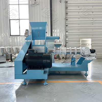 400Kg/H para la fabricación de pellets de alimento para camarones de pescado Tipo seco Perro flotante Extrusor de alimento para pescados con buen precio