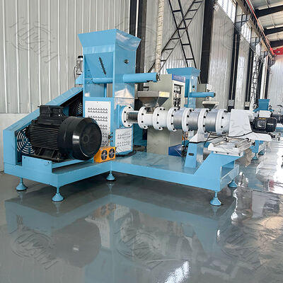 400Kg/H para la fabricación de pellets de alimento para camarones de pescado Tipo seco Perro flotante Extrusor de alimento para pescados con buen precio