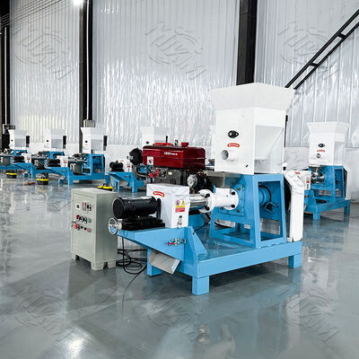 MIKIM Máquina de extrusión de pellets de alimento para peces a diesel: potente + bajo consumo de combustible, reduce a la mitad los costos de producción de pellets para alimento para peces