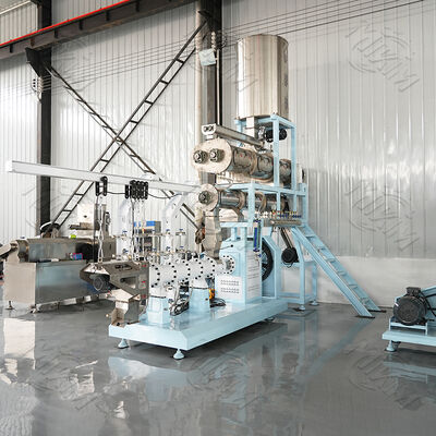 Máquina extrusora húmeda de doble tornillo de alta capacidad Extrusora/Expulsora húmeda de doble tornillo para la producción de alimentos flotantes para peces y alimentos para mascotas