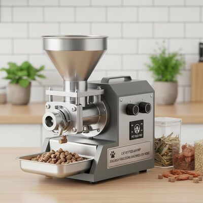 Maquinaria de extrusión de pellets para camarones y camarones para animales de compañía