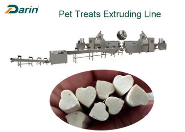 Fabricación dental torcida de cuatro estrellas natural de las invitaciones de los palillos del extrusor de la comida de perro del tocino del pollo