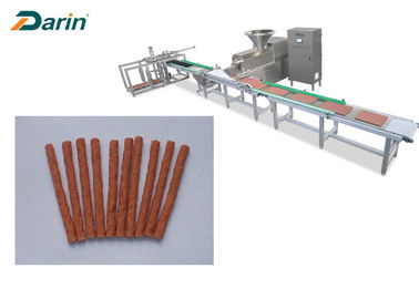 Cadena de producción automática de alimento para animales del sistema de la bandeja al proceso de la tira de la carne