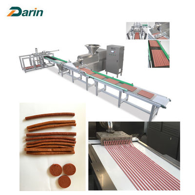 Cadena de producción de alimento para animales máquina dental de la tira de la carne del perro con Tray System auto