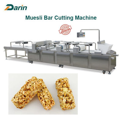 Barra del cereal de Muesli que hace máquina Darin la alta producción acero inoxidable operación inteligente del PLC