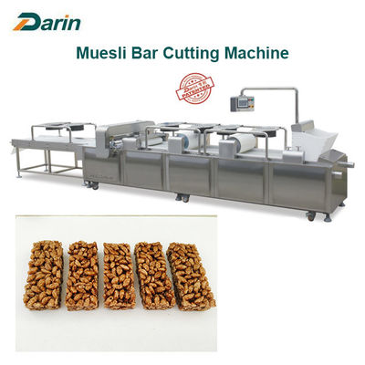 Barra del cereal de Muesli que hace máquina Darin la alta producción acero inoxidable operación inteligente del PLC