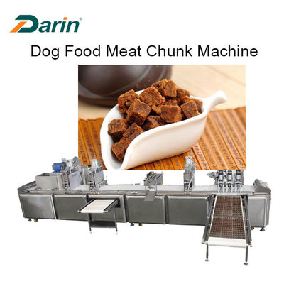 La máquina de acero inoxidable de la invitación del perro para la carne de los gránulos de la carne de vaca corta la formación en cuadritos