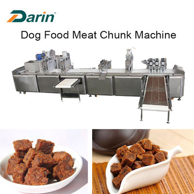 La máquina de acero inoxidable de la invitación del perro para la carne de los gránulos de la carne de vaca corta la formación en cuadritos