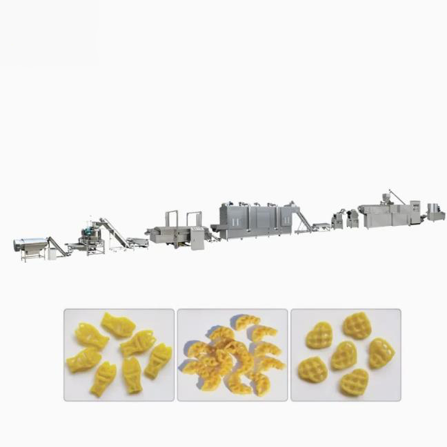 Máquina Extrusora de Snacks de Pellets 3D Extruidos y Fritos con CE