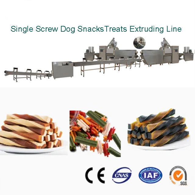 Máquina de extrusión de alimentos para perros de doble color MK-100 / MK-300