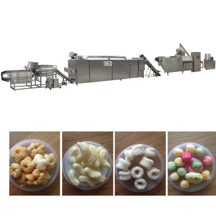 Máquina de extrudado de la comida de la máquina del bocado del soplo del maíz SS304