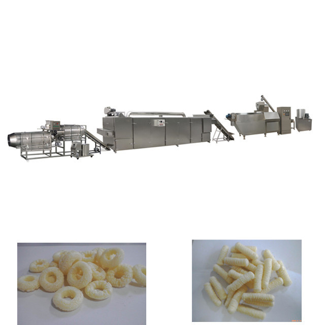 Máquina de extrudado doble automática de la comida del tornillo para los bocados del maíz del cereal