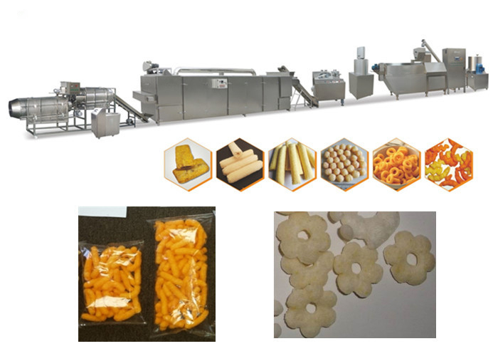 120-500kg/máquina del extrusor del soplo del maíz de H para el extrudado de alta velocidad del bocado del soplo