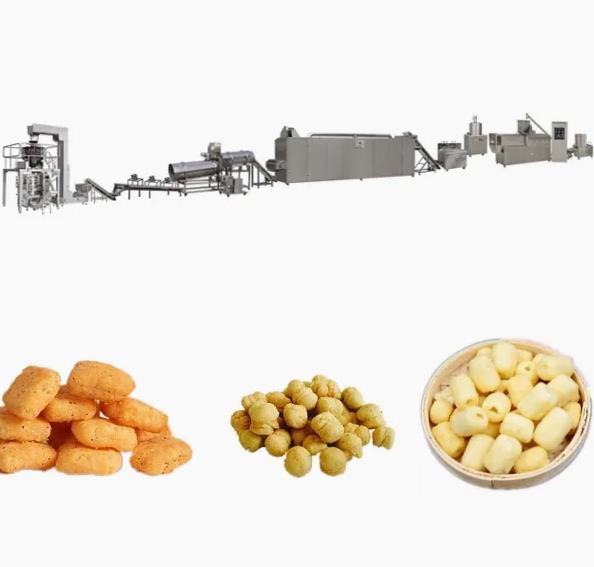 Máquina del extrusor del soplo del maíz con el motor de WEG