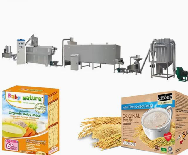 Leche del bebé de la nutrición que hace la máquina