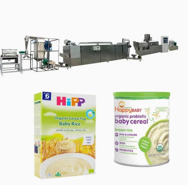 Harina de arroz inmediata del polvo de los alimentos para niños que hace la máquina/la cadena de producción