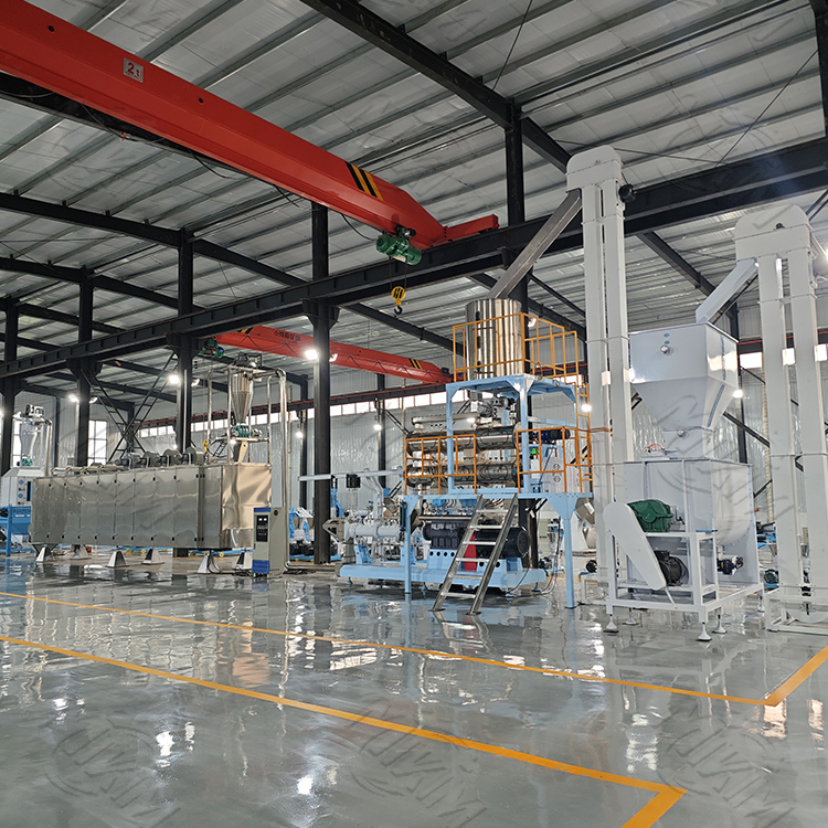 Perro/gato/pájaro/pescados/alimento para animales que hace la máquina - cadena de producción de la alimentación del animal doméstico de China con garantía de tres años del motor de WEG