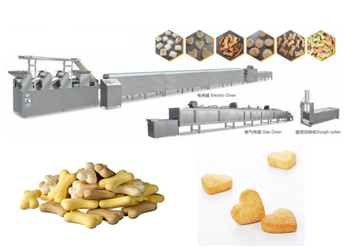 Color de encargo del perro del acero inoxidable de la máquina material de la preparación de galletas de poco ruido