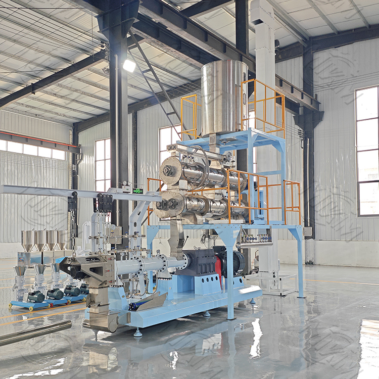 low price Double Screw Extruder Pet & Dog Food Processing Machine Stainless Steel with Motor As Core Component