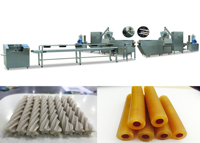 El doble de masticación dental de la máquina de la invitación del ANIMAL DOMÉSTICO coloreado torció 35 - el poder 100KW