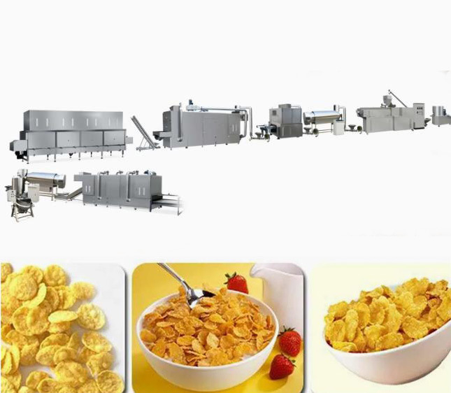 Máquina de proceso automática de la cadena de producción de los microprocesadores de maíz del bocado/de las avenas de los cereales