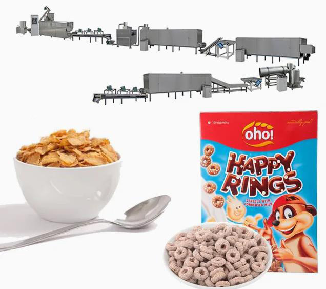 Línea de transformación inglesa de las avenas avenas que hacen la máquina