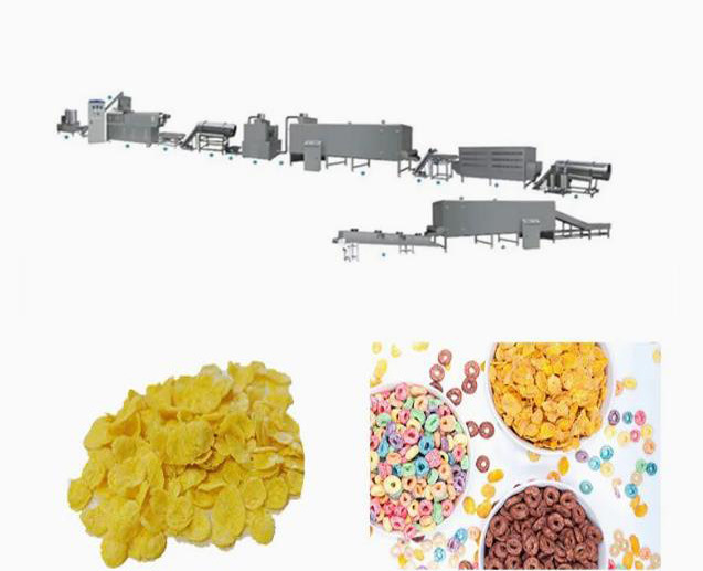 Máquina económica de producción de cereales Corn Flakes / Máquina para hacer hojuelas de arroz