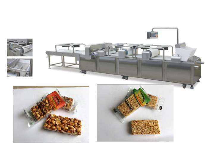 Barra de alta velocidad del cereal que hace la máquina para el corte de la barra de Muesli, tiempo del uso de la larga vida