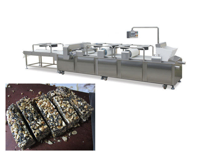 Barra del cereal del corte de la barra de cacahuete que hace la línea de transformación de la barra de la nutrición de la energía de la máquina