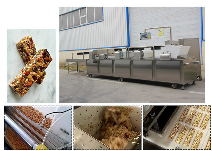 Barra sana del cereal de la alta capacidad que hace la cortadora de la barra de Granola de la barra de Muesli de la máquina
