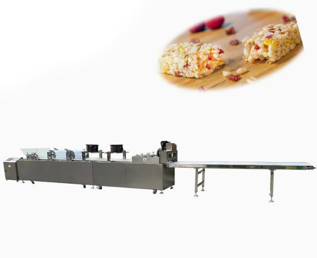 MK-75 Peanut Brittle / Peanut Crunch Bar / Sesame Candy Bar haciendo máquina línea de corte con pantalla táctil