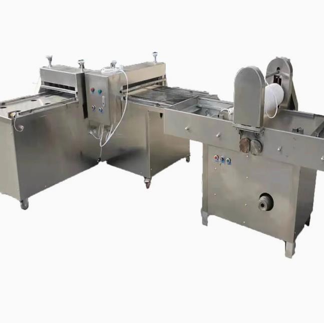 Máquina de fabricación / línea de moldeo de barras de cereales de caramelos inflados MK-65 con aprobación CE